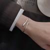 S925 Silver Plated Snake Bracelet - Women's Simple Light Luxury Open Design for Zodiac Year of the Snake