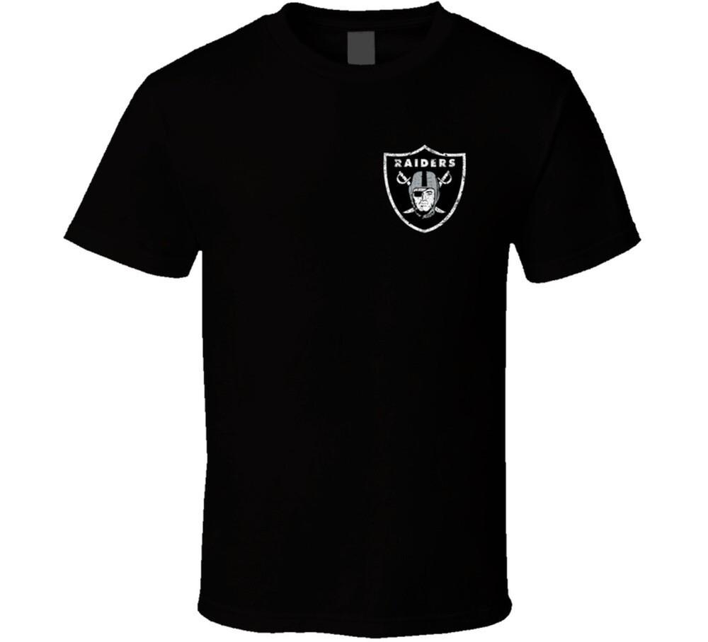 

Oakland Raiders Distressed Small Emblem T Shirt XL