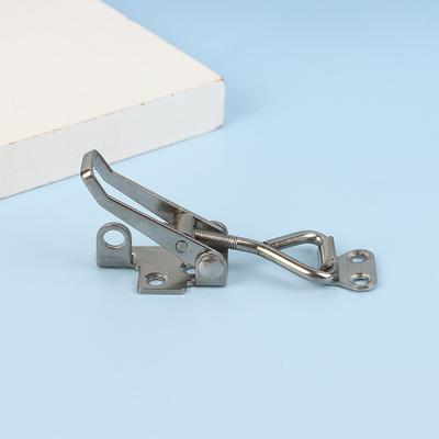1Pc 304 Stainless Steel Clamp Deck Hasp Lock Boat Accessories Locker Anti Rattle Latch Fastener Clamp Marine Fastener