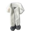 Soft Plush Pom Pom Scarf Faux Fur Neck Warmer New Faux Fur Scarf  Winter Outfits