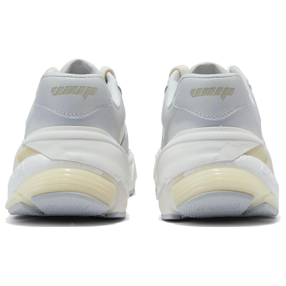 New LiNing Wuji BR Anti Slip Wear Resistant Low Top Skateboard Shoes Men's Gray AZGT083-2