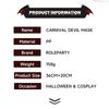 Plastic Halloween Mask Half Face Demon Mask Creative Sheep Horn Mask  Dress Up Party