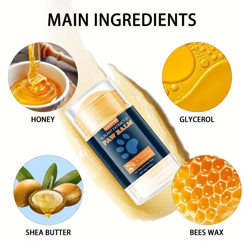 40g Pet Paw Care Cream Paw Soothing Balm Dogs and Cats Moisturizing Paw Balm