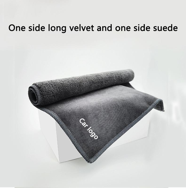 Microfiber Cleaning Drying Cloth Car Body Washing Towels Double Layer Clean Rags Fob For Honda City Civic Type R Type S CRV CR-V PS5