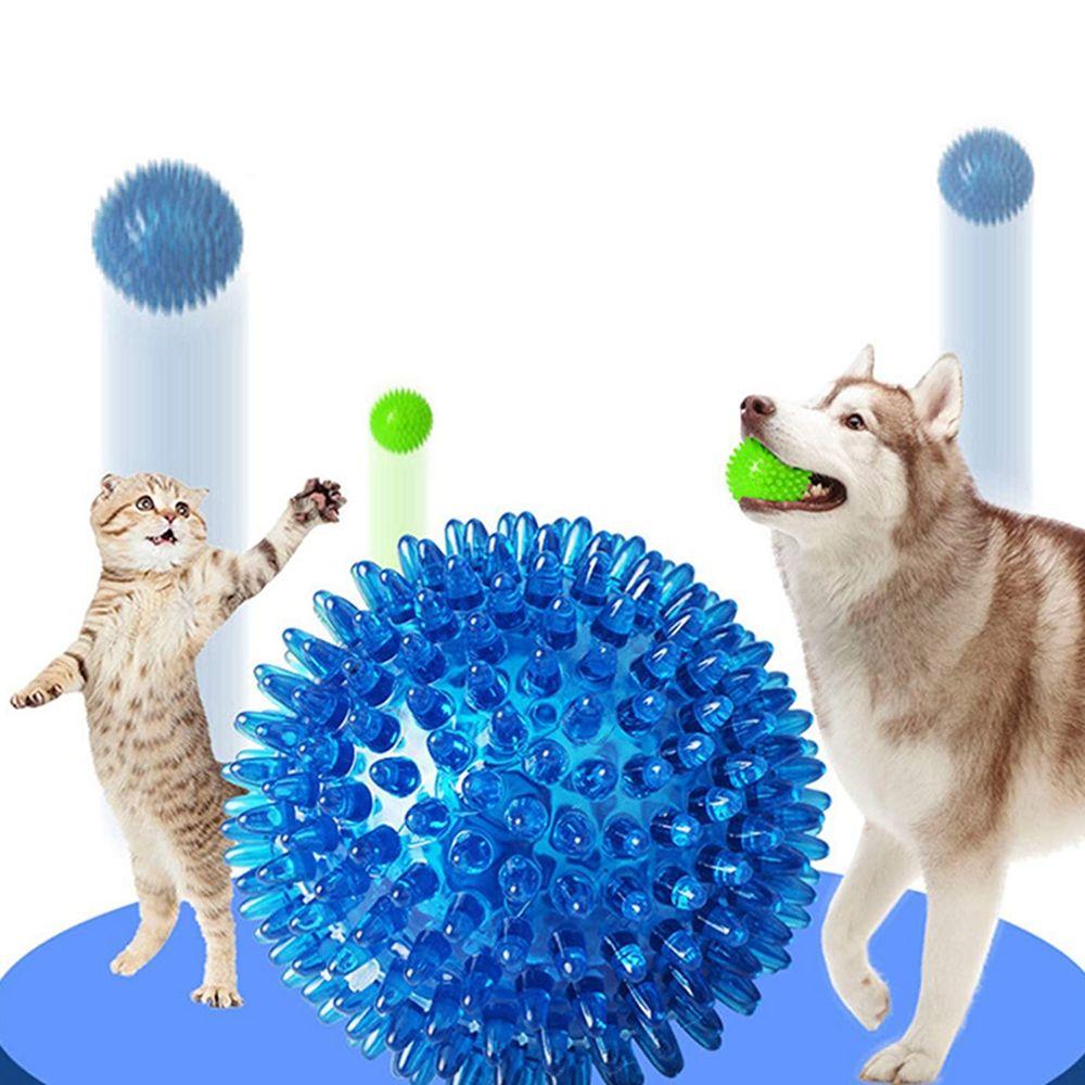 Chewers For Golden Retriever Large Dogs Hedgehog Ball Interactive Toys Spikey Balls Dog Balls
