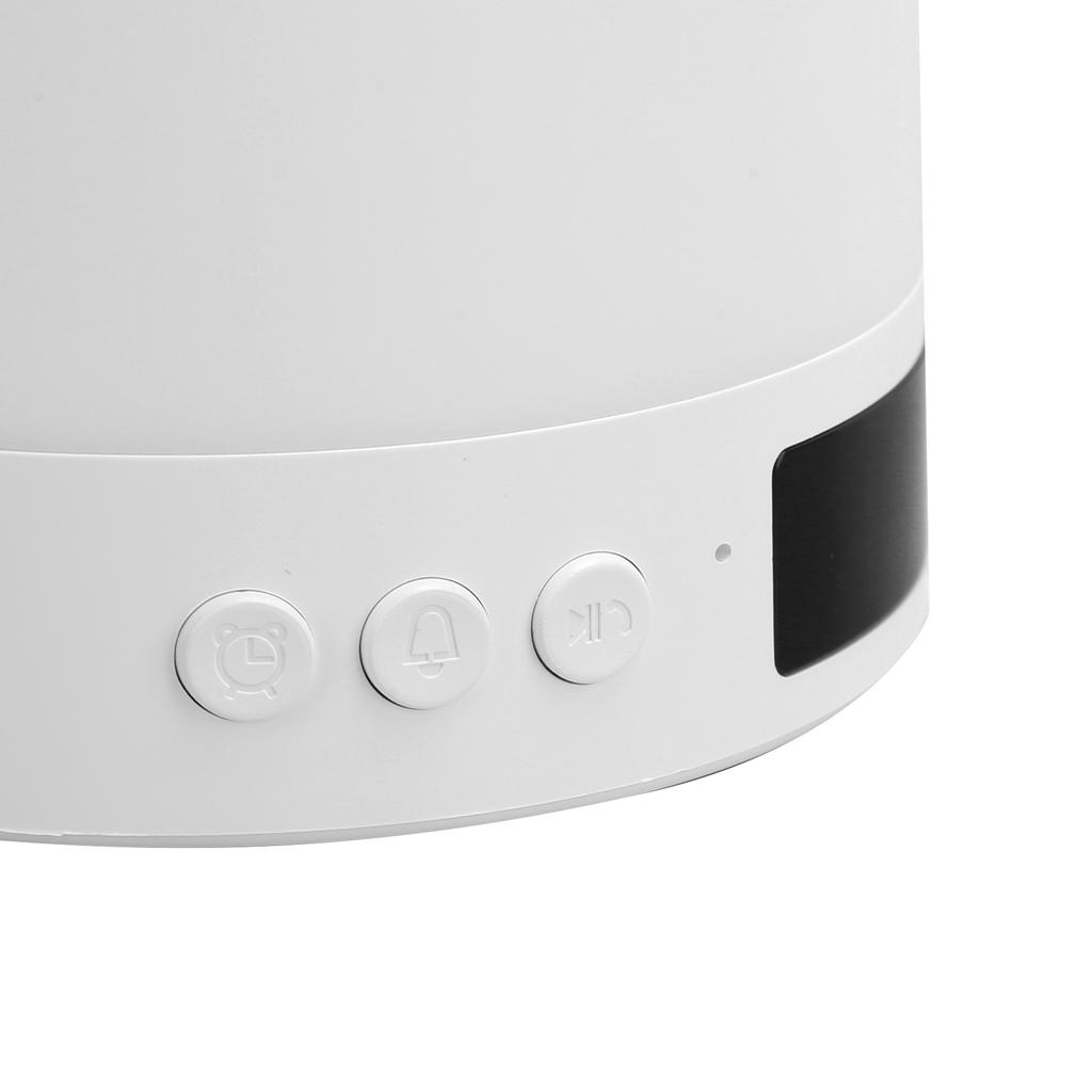 Bluetooth Speaker Alarm Clock Colorful Night Light Touch Control LED Desk Table Lamp