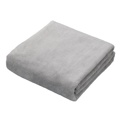 Toalha Carari Premium Microfibra Banho Solteiro, 5,9x Absorvente, Cinza, Toalha, Secagem Rápida, Macia como Marshmallow, Fofa, 60x120cm,