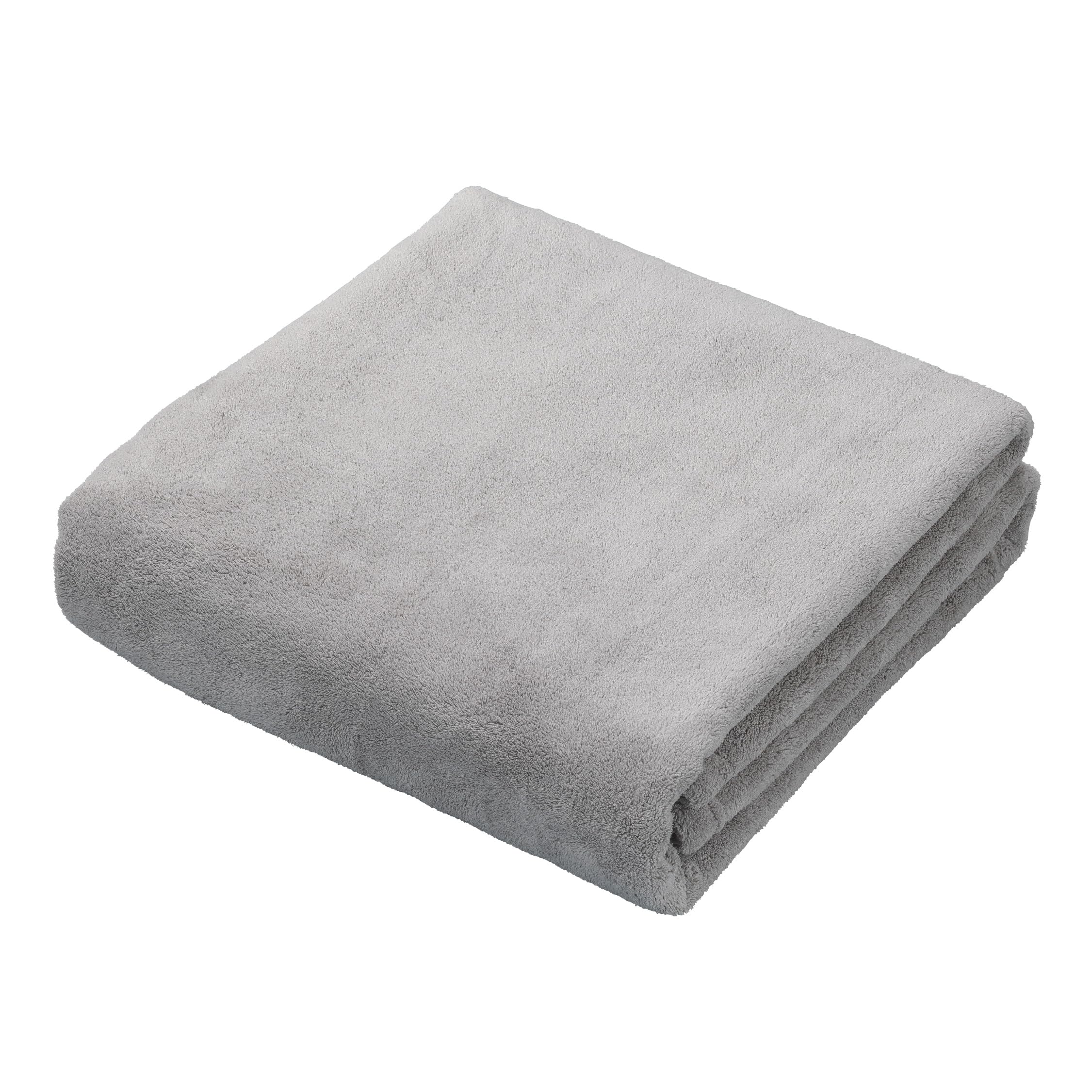 

Carari Bath Microfiber with Water 1 Quickly Absorbs Water in the Gaps Between the Marshmallow Soft and 60 x 120 CB Carari Premium Towel, 5.9x серый