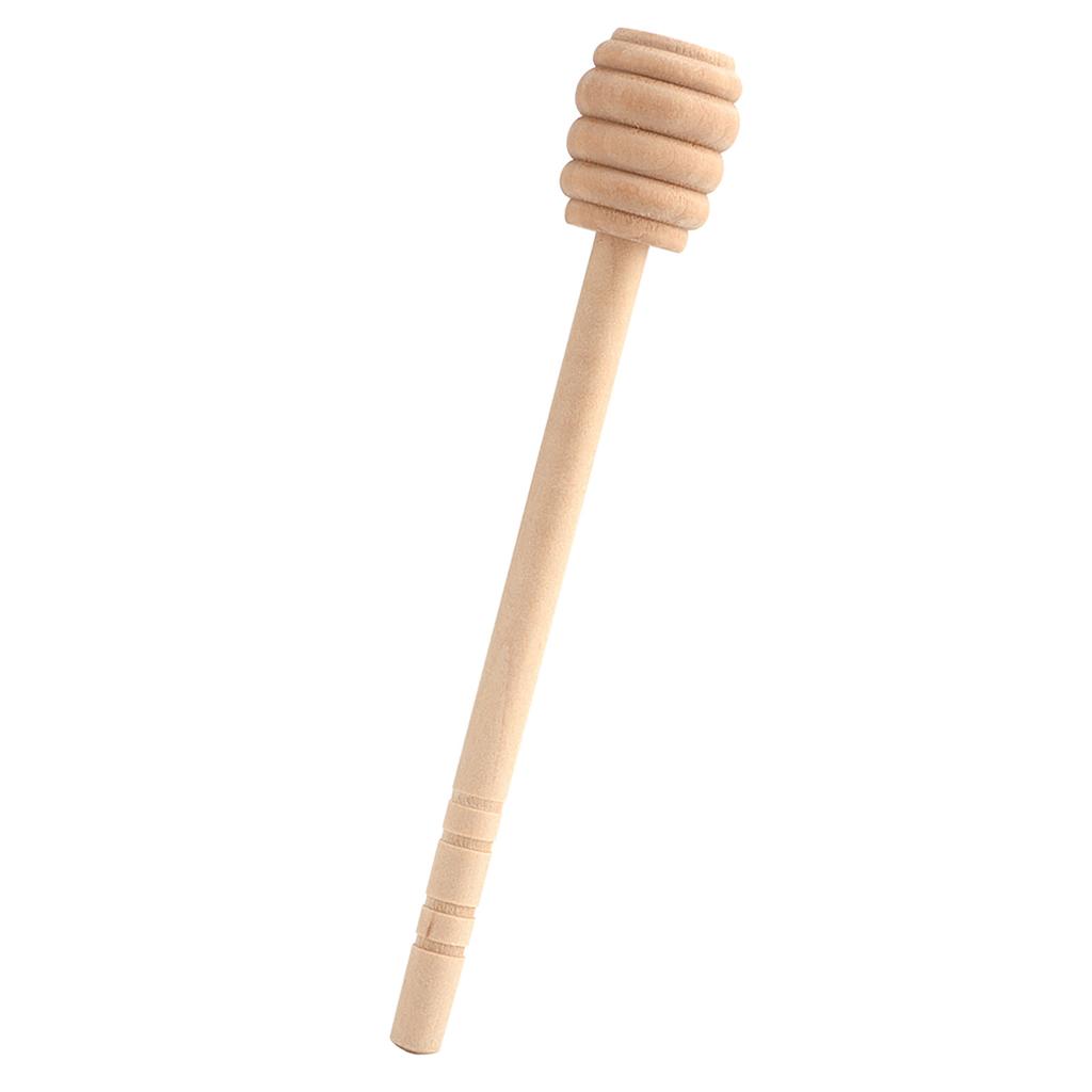 50Pcs/set Household Wooden Jam Honey Dipper Jar Dispensing Collecting Stirring Rod Stick