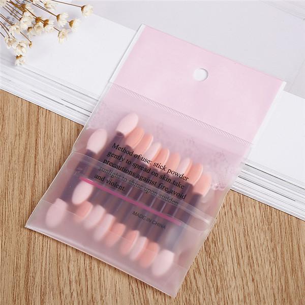 Makyaj Far Eyeliner Sünger Dudak Fırçası Tek Kullanımlık Uygulayıcı Çift Taraflı Tekli Kozmetik Makyaj