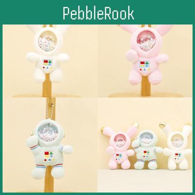 Cute Space Bunny Plush Keychain Astronaut Rabbit Doll Adorable Bag Accessory