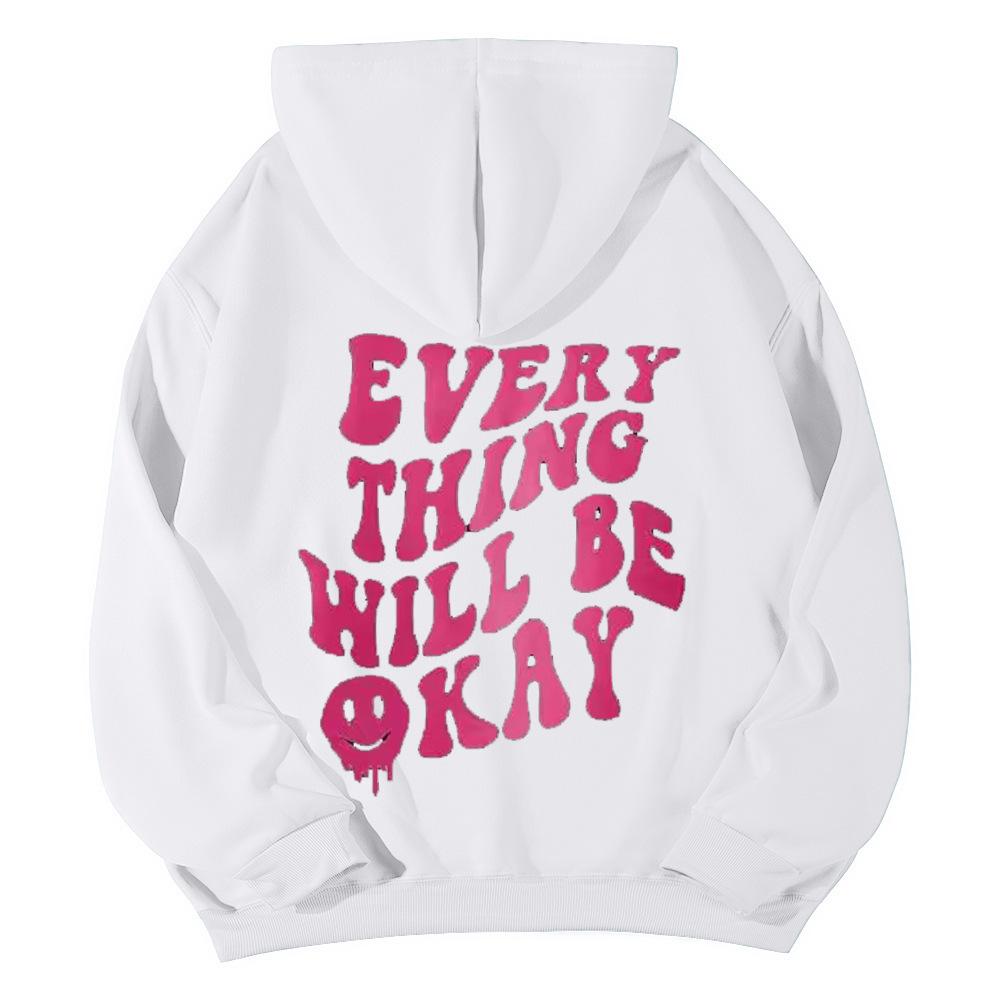SOLY HUX Women's Sweatshirt Pattern Hoodie Casual Long Sleeve Loose Pullover with Kangaroo Pocket