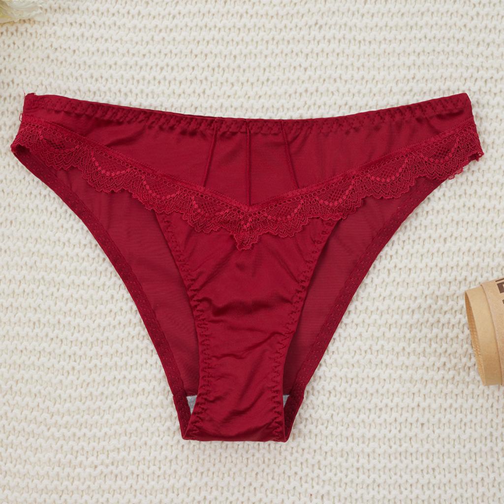 Ladies' Seamless Low Waist Sexy Lace Underwear
