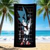 1Pc Sonic Hedgehog Artwork Beach Towel Quick Dry Multiuse For Beach Pool Gym Yoga Home Travel Christmas Halloween Xmas Gift N122