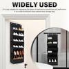 11Pocket Hanging Shoe Rack Oxford Cloth Over The Door Shoe Organizer Large Capacity Wall Shoe Storage for Closet Pantry Bathroom