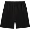 Li Ning Sports Lifestyle Serie Buchstaben Mid Waist Straight Loose Lässige Shorts Herrenshorts Schwarz AKSU871-1