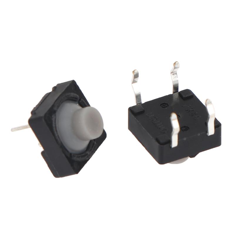 20Pcs 8X8X5Mm Silent Tactile Push Button Switch 2Pin 4Pin Copper Contact For Diy Electronic Circuit Control Parts