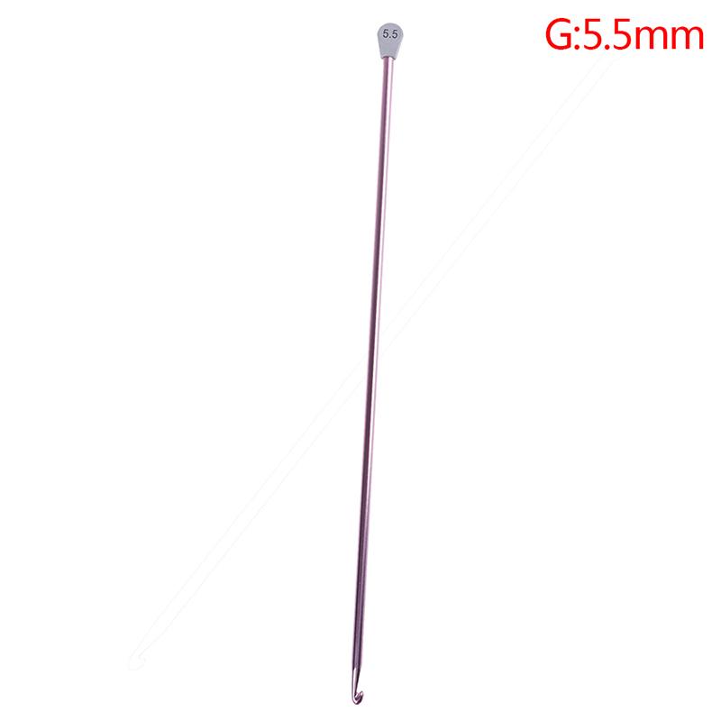 14 Size Afghan Crochet Hooks Aluminum Knitting Needles 2.5 To 11Mm Crochet Hook