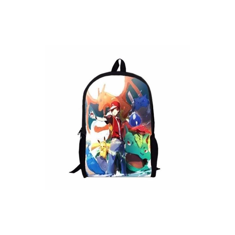 Pokemon Backpack Galaxy Travel Laptop School Shoulder Bag Rucksack New 2017