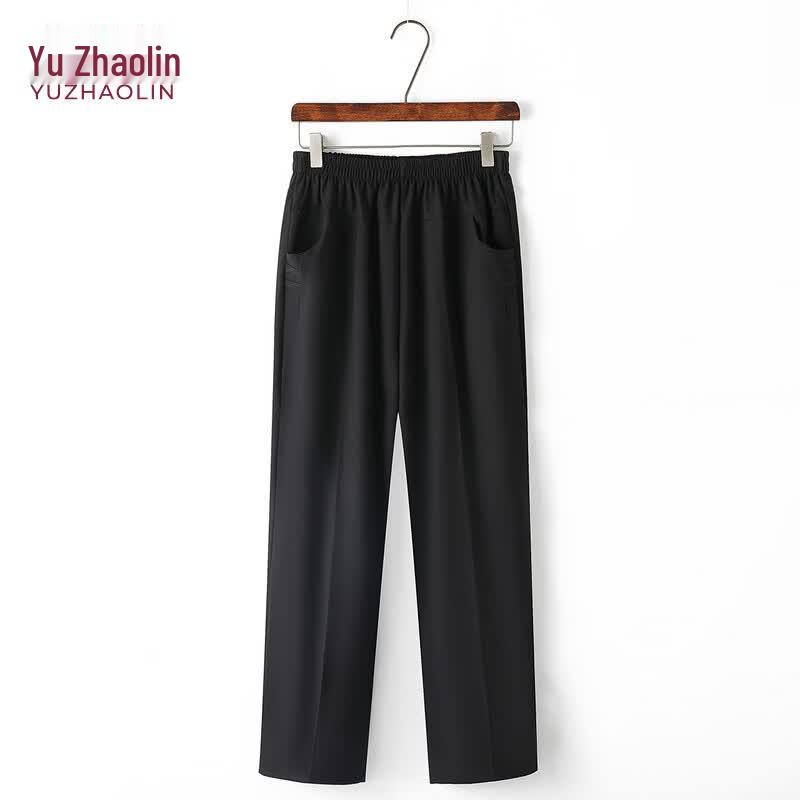 YUZHAOLIN Women s Summer High-Waist Cropped Pants XL