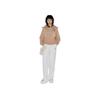 Li Ning Plain Straight Leg Knitted Casual Pants Women Bottoms Off-White AKXT194-1