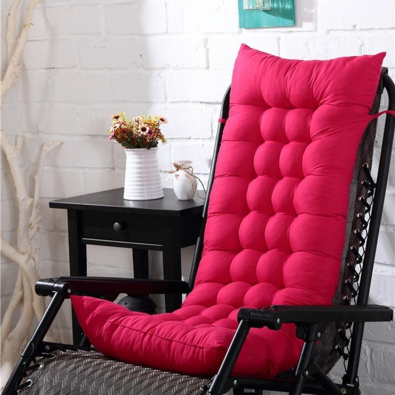 1pc Thickened recliner cushion office sofa summer lunch break rocking chair cotton cushion available on the beach