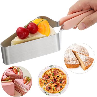 Edelstahl Kuchenschneider Teiler Kuchenheber Zange Verstellbare Kuchenklammer Kuchen Trenner Gebäck Brot Pizza Schneider Backwerkzeug