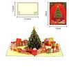 Christmas Greeting Card With Music And Lights Colorful Christmas Tree 3D Creative Gift Blessing Message Trade Thank You