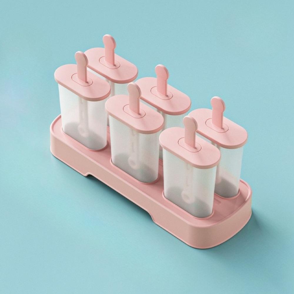 Set 6 Pieces Popsicle Molds Ice Popsicle Maker-BPA Free,Easy-Release Ice Pop Molds Homemade Ice Cream Molds