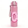1PC Boo Halloween Letter 750ml Color Plastic Sports Water Bottle Leakproof Flip Straw Lid Suitable for Sports Office Home Use