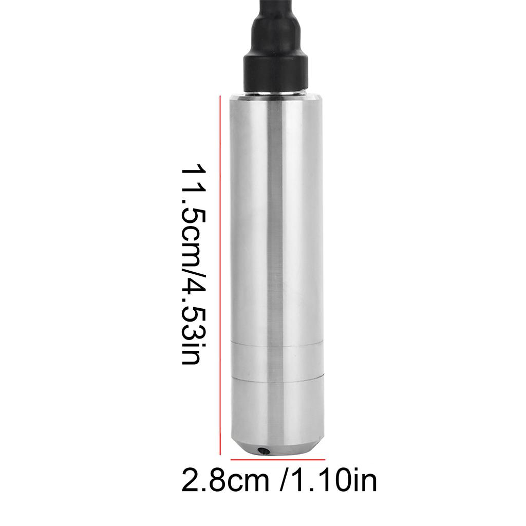Liquid Level Sensor DC24V 4-20mA Throw in Type Liquid Level Sensor For Detecting 0-5m Range Depth Stainless Steel Level Sensor