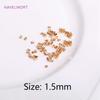 1.5mm/2mm Tubular Crimp Bead 18K Gold Plated 2mm/2.5mm Crimp Beads For Jewelry Making,DIY Jewelry Fittings Accessories