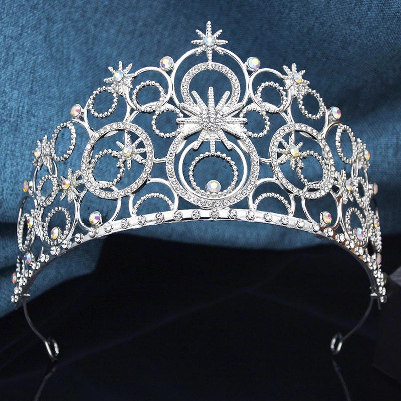 Wicked Witch Bubble Tiara Cosplay Headband Princess Crown for Women Bridal Wedding Prom Birthday Party Hair Jewelry