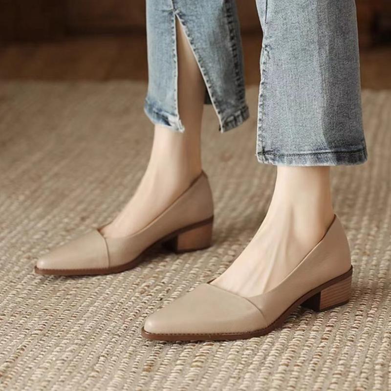 Fashion Sharp pointed women's single Shoes Shallow French high heels Fashion comfort ladies shoes Versatile elegant female pumps Mujer