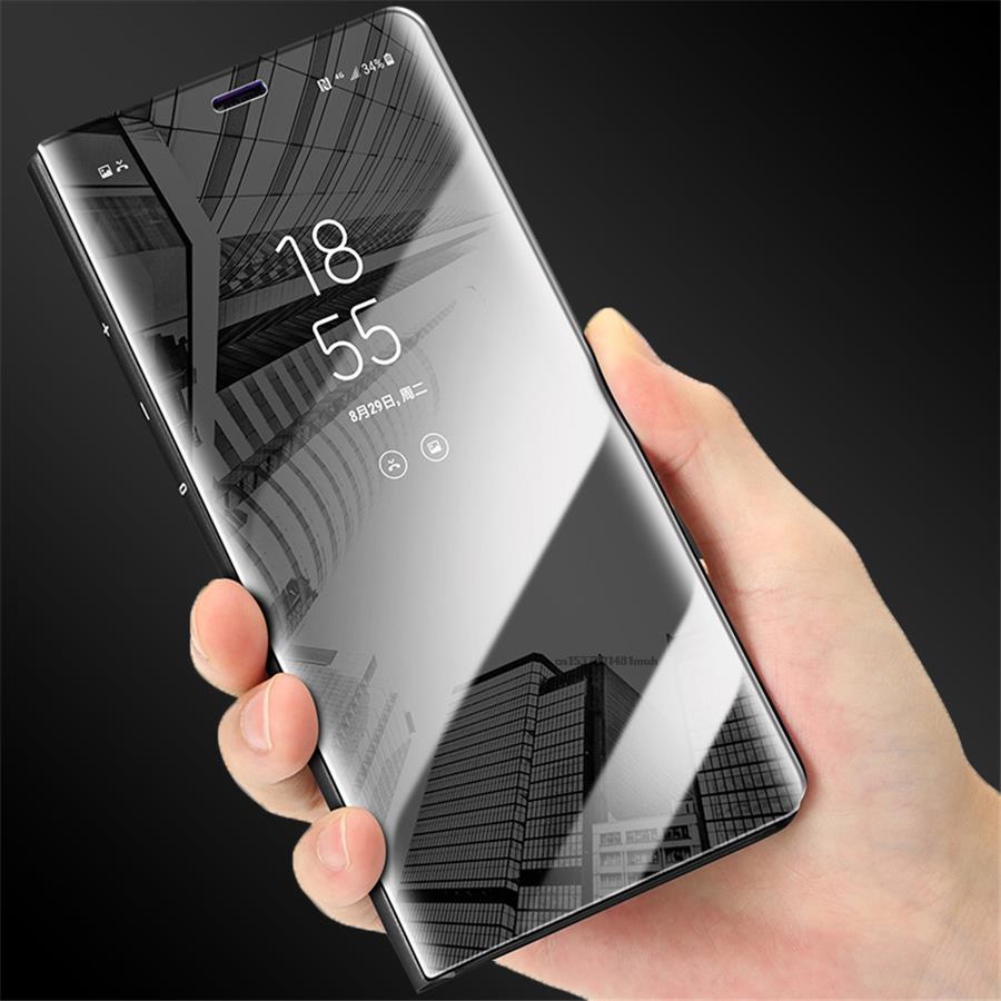 Luxury Smart Mirror View Flip Case For Huawei Honor X6 Shell original on HonorX6 X 6 VNE-LX1 VNE-LX2 Leather Mobile Phone Cover