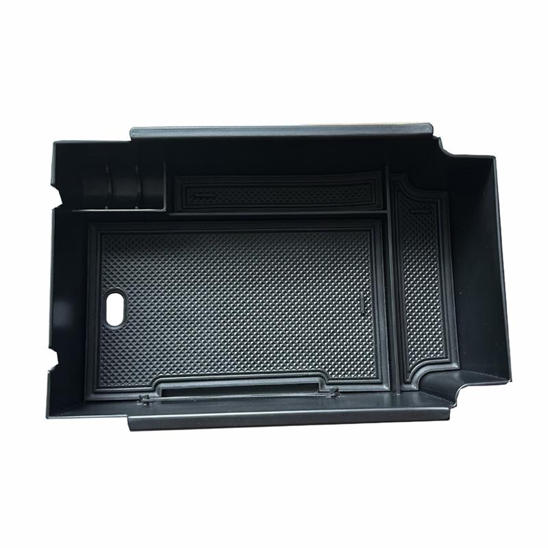Center Console Organizer, Armrest Trays Storage Box Interior Accessories Black For Subaru Crosstrek 2024-A87Q