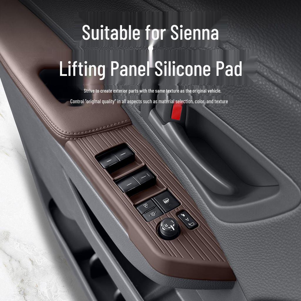 Toyota Sienna Silicone Protective Mat for Lift Panel - Custom Fit Interior Accessory for Sienna/Granvia
