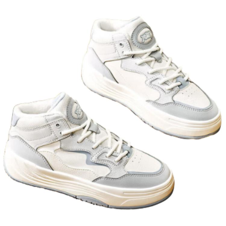 Anta Pg7 Commuting Versatile Comfortable Cold Resistant Simple Trendy Warm Durable Mid-Top Sneakers Women Sneakers White Blue 122548975-3