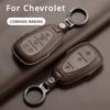 Шкіряний Чохол-Тримач для Ключа Автомобіля Брелок Оболонка для Chevrolet 2017 2018 2019 Malibu Camaro Cruze Traverse Sonic Volt Equinox