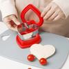 Edelstahl DIY Sandwichausstecher Form Herzförmiger Sandwichmacher für Kinder Mittagessen