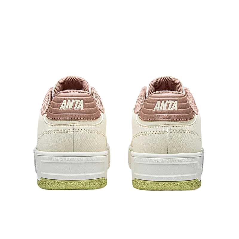 Anta Lightweight Shoes Skate Shoes Women's Low-top Light Beige