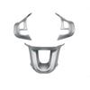 Kryt volantu tlačítko lemování samolepky logo znak odznak chrom dekorace doplňky pro Peugeot 2008 208 2014 -