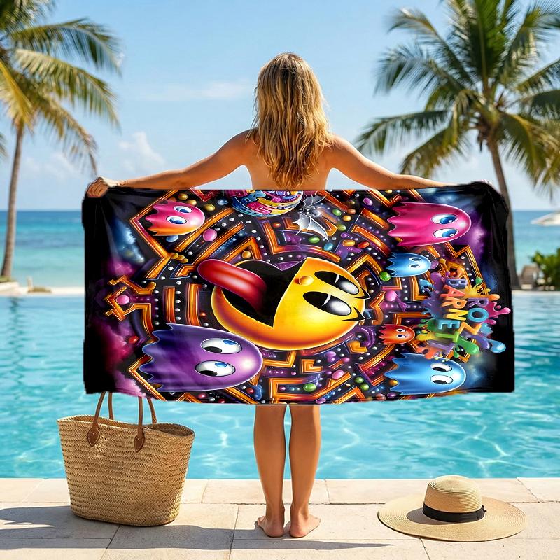 Pixel Game Mode Strandtuch: Ideal für Sommerabenteuer Weich, saugfähig und schnell trocknend geeignet zum Schwimmen und Baden
