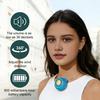 Portable Silent Mini Bladeless Electric Fan 3-Level Adjustable Wind Clip-On Fan for Shirt Waist Bag Hands-Free Cooling Device for Outdoor