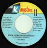 7inch Record PAN HEAD  Poor People Government NONE 1993 Jamaica Reggae Ska  Dub Used