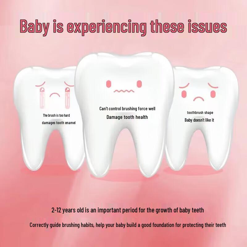 Spazzolino da denti per bambini Sensibile al freddo Setole morbide