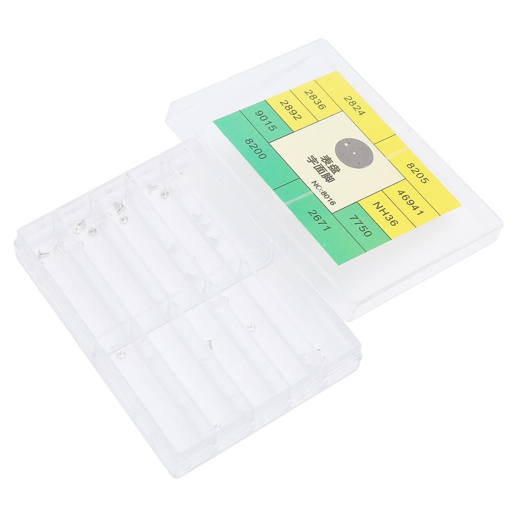 Klokkereparasjon Urskiveføtter Assortiment Reservedeler Tilbehør for Armbåndsur Urmaker