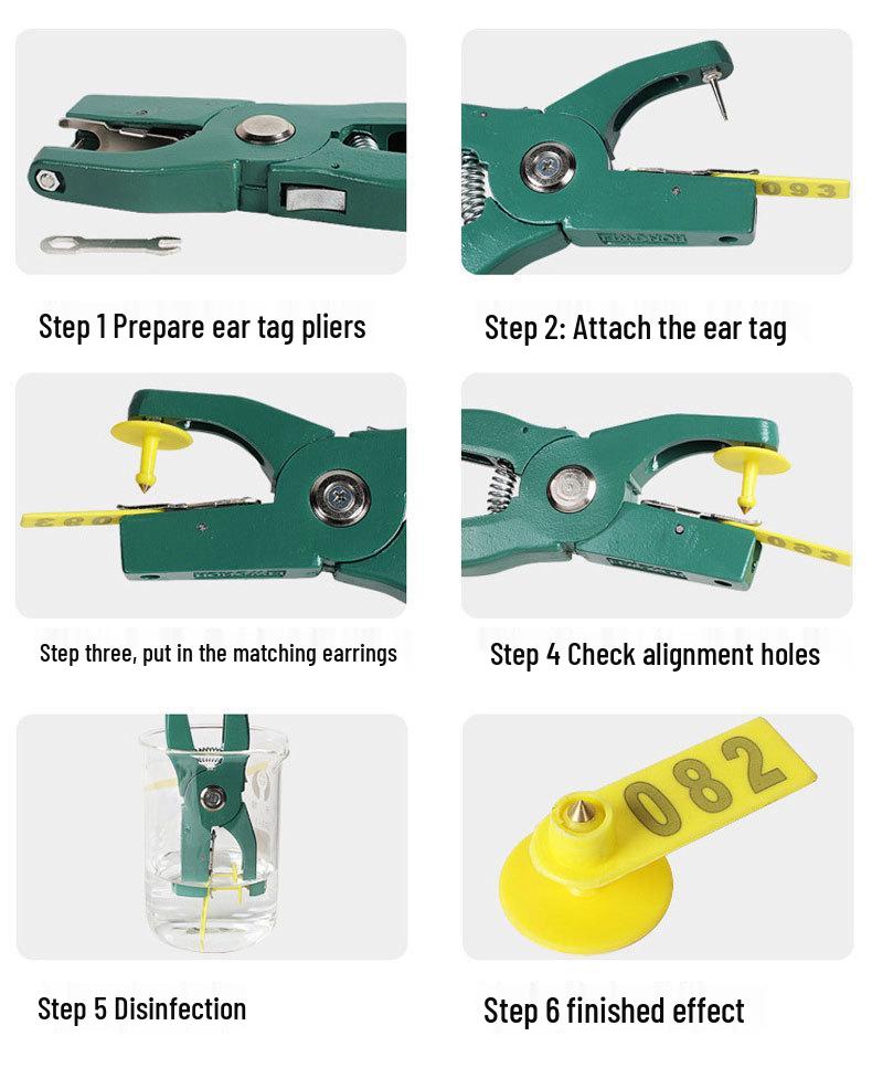 Animal Ear Tag Accessories for Livestock and Pigs - In Stock Labels & Markers