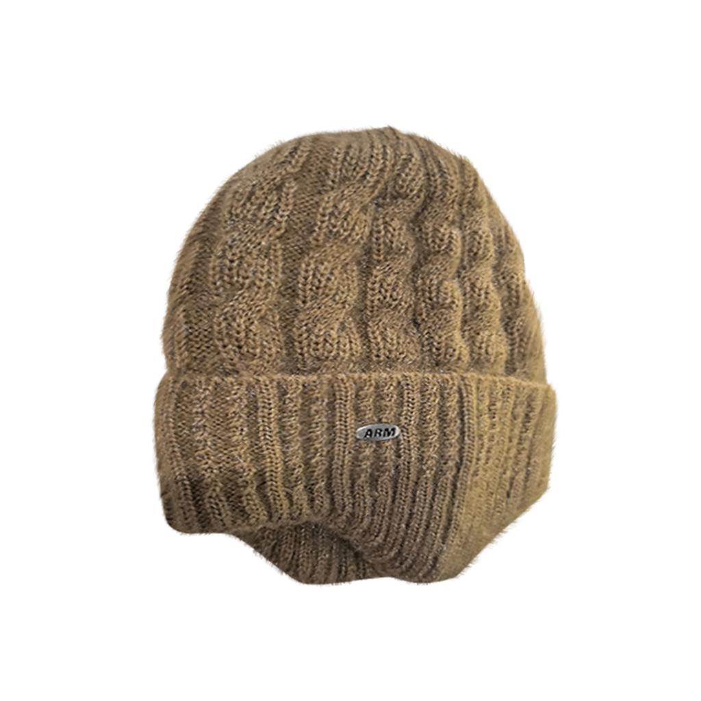 Winter Senior Hat Knitted Casual Warm Wool Hat