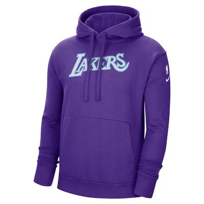 Nike X NBA לוס אנג'לס לייקרס SS25 סיטי אדישן קפוצ'ון שחקן יוניסקס קפוצ'ונים סגול DB2321-504